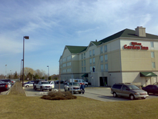 Commercial building roofing